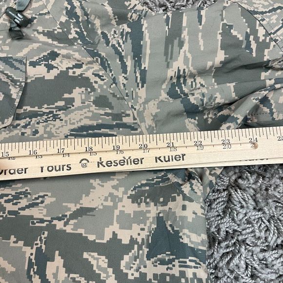 Air Force Parka Mens Medium Camouflage Camo Tiger Stripe APECS Nylon M Green - Picture 12 of 13